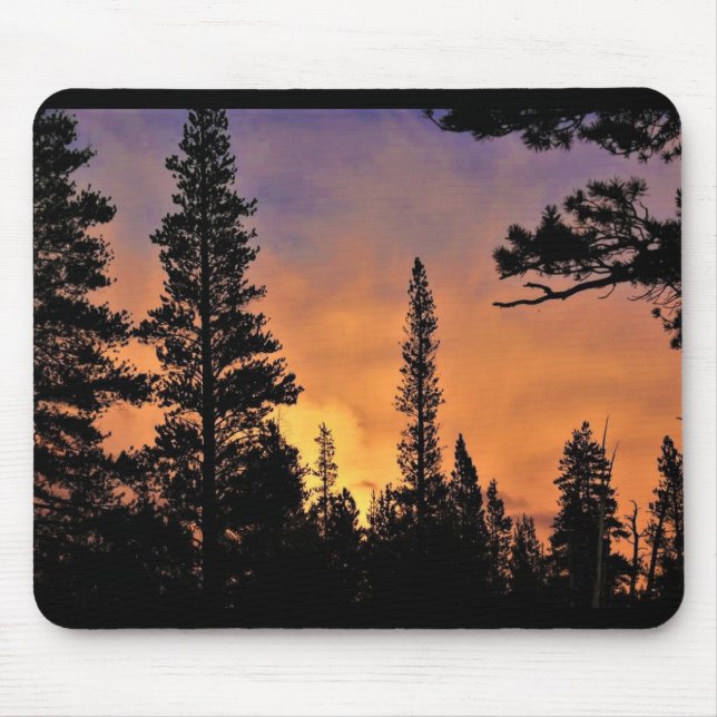 Sunset in Tuolumne Meadows, Yosemite, CA Mouse Pad (Front)