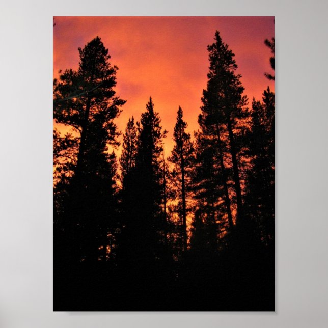 Sunset in Tuolumne Meadows, Yosemite, CA Poster (Front)