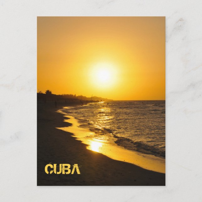 Sunset in Varadero, Cuba Postcard (Front)