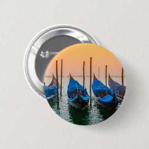 Sunset in Venice 6 Cm Round Badge