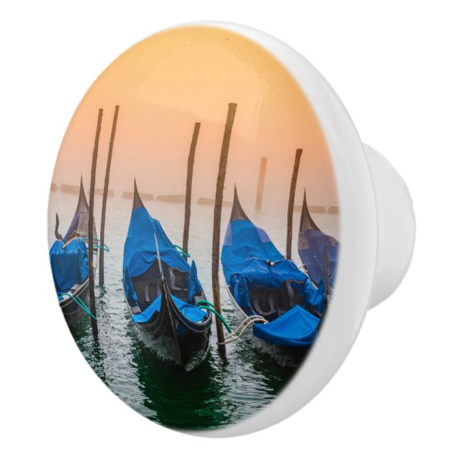 Sunset in Venice Ceramic Knob (Right)