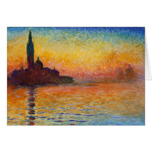 Sunset in Venice, Claude Monet