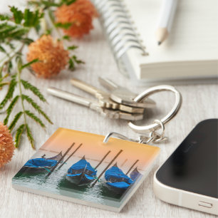 Sunset in Venice Key Ring