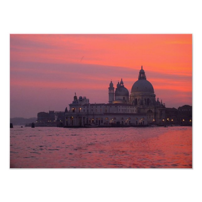 Sunset in Venice Photo Print (Front)