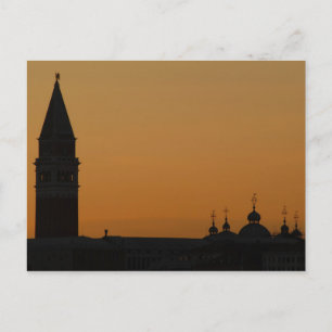 Sunset in Venice Postcard