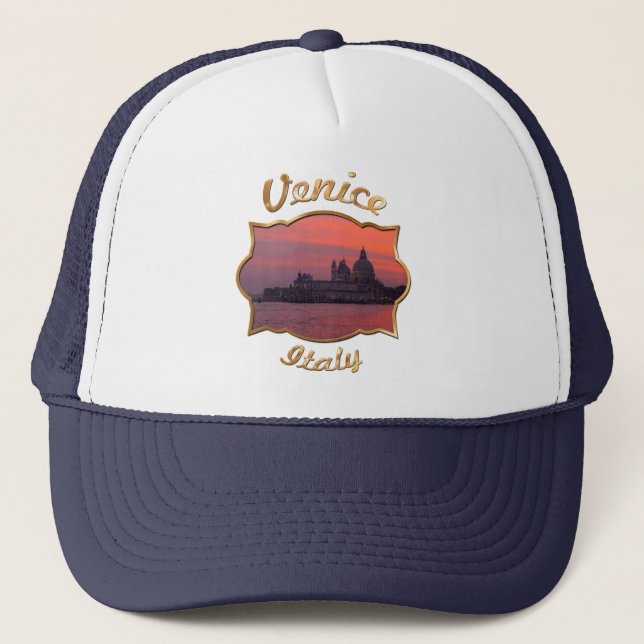 Sunset in Venice Trucker Hat (Front)