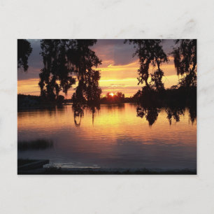 Sunset in WIndermere, Florida postcard