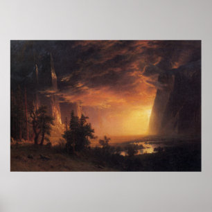 Sunset in Yosemite Valley – Bierstadt Print