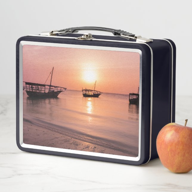 Sunset in Zanzibar Metal Lunch Box (In Situ)