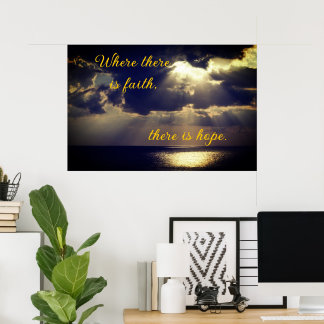 Sunset Inspirational Wall Poster
