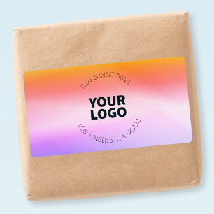 Sunset Inspired Ombre   Return Address or Product
