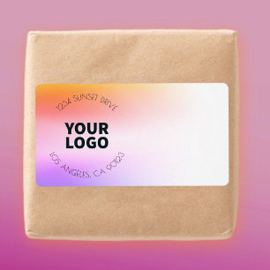 Sunset Inspired Ombre   Return Address or Product