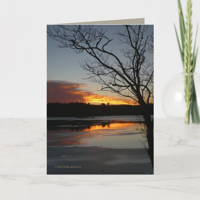 Sunset January 9th Card (Front)