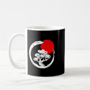 Sunset Japan Bonsai Tree Buddhist Bonsai Tree Coffee Mug