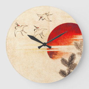Sunset Japan Large Clock