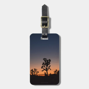 Sunset Joshua Trees Luggage Tag