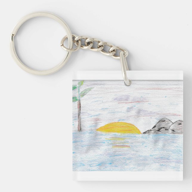 Sunset Key Ring (Front)