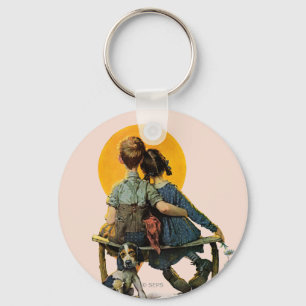 Sunset Key Ring