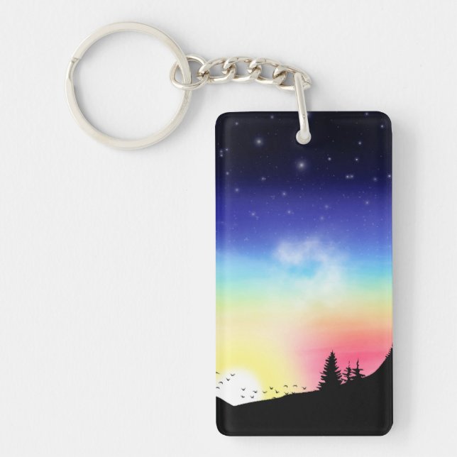 Sunset Key Ring (Front)