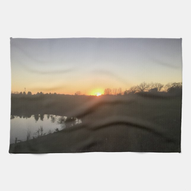 Sunset kitchen towel (Horizontal)