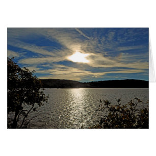 Sunset Kolob Reservoir Utah Blank Greeting Card