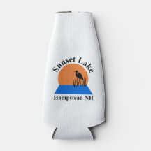 Sunset Lake Foam Bottle Cooler