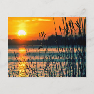 Sunset Lake Postcard