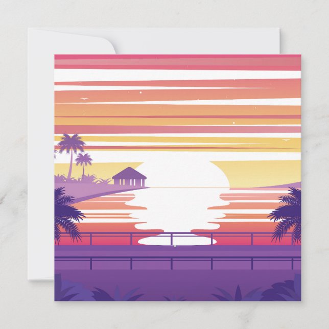 Sunset landscape  (Front)