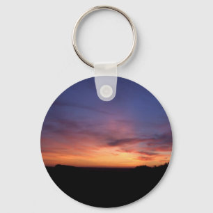 Sunset Landscape Keychain