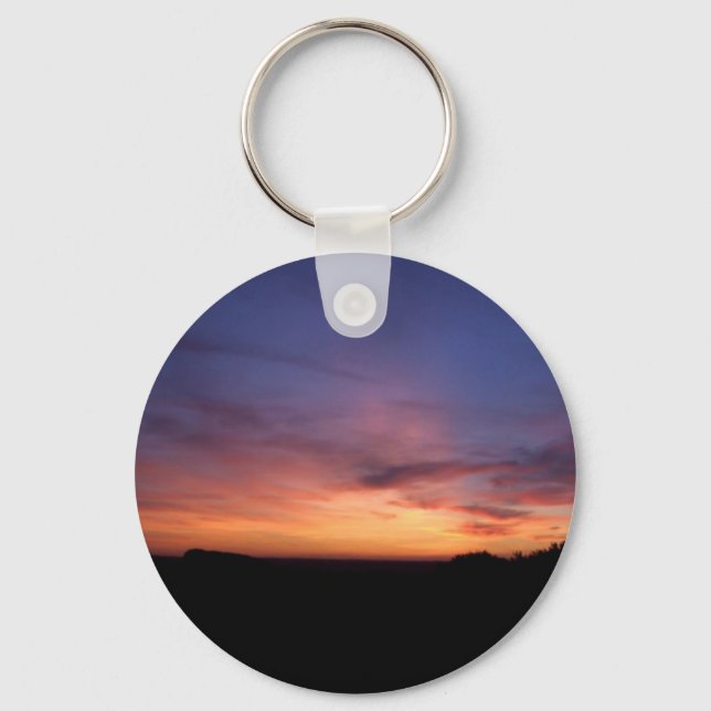 Sunset Landscape Keychain (Front)