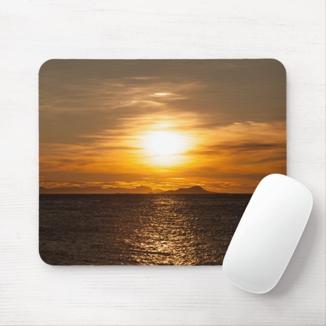 Sunset Landscape Nature Photo Mouse Pad (With Mouse)