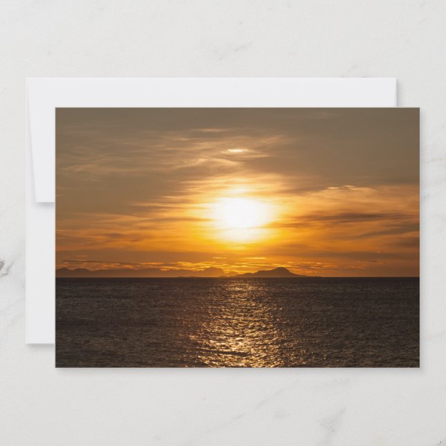 Sunset Landscape Photo (Front)