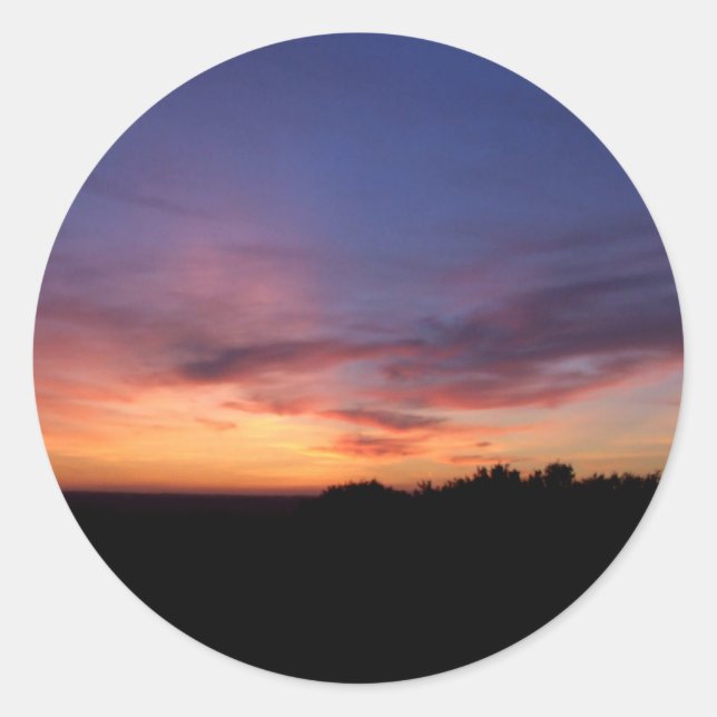 Sunset Landscape Stickers (Front)