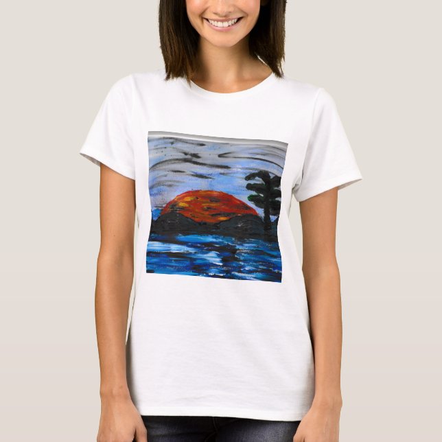 Sunset Landscape  T-Shirt (Front)