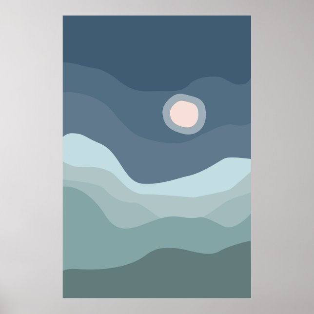 Sunset landscapes poster (Front)