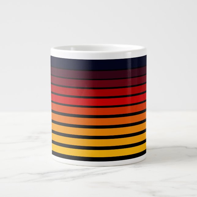 Sunset Large Coffee Mug (Front)