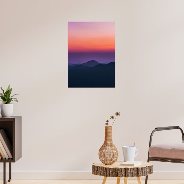 Sunset layers poster (Living Room 3)