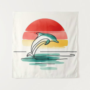 Sunset Leap Tapestry