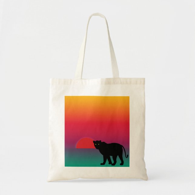Sunset leopard in Africa Tote Bag (Front)