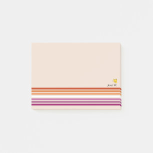 Sunset Lesbian Flag Post-It Notes