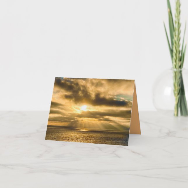 Sunset Light Greeting Card (Front)