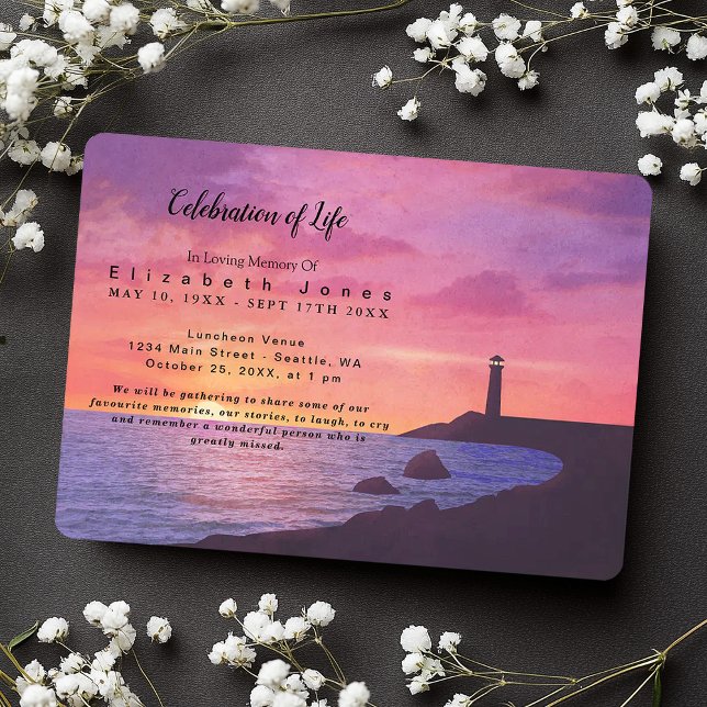 Sunset Lighthouse Celebration of Life Funeral (Creator Uploaded)