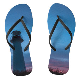 sunset lighthouse jandals