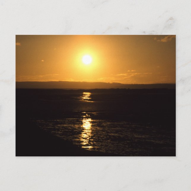 Sunset, Lindisfarne, England - Postcard (Front)