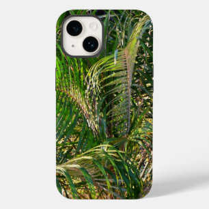 Sunset Lit Palm Fronds Tropical iPhone 14 Case