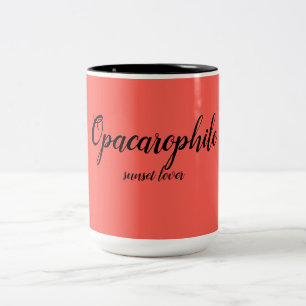 Sunset Lover Two-Tone Coffee Mug