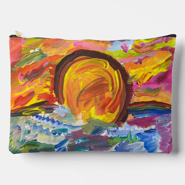 Sunset Makeup Bag (Front)