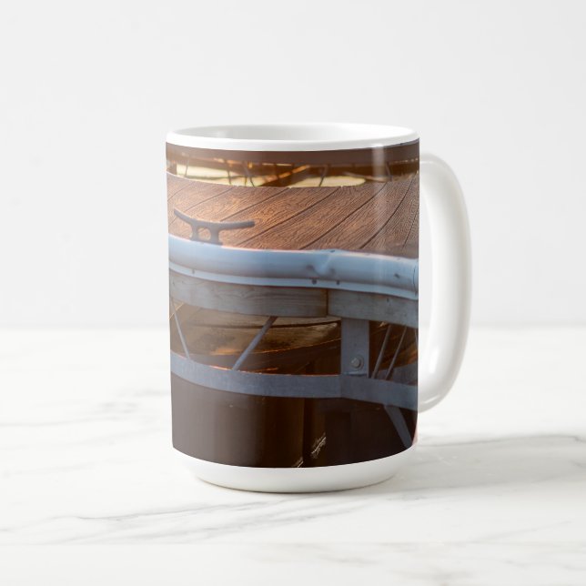 Sunset Marina: Reflections and Tranquillity Coffee Mug (Front Right)