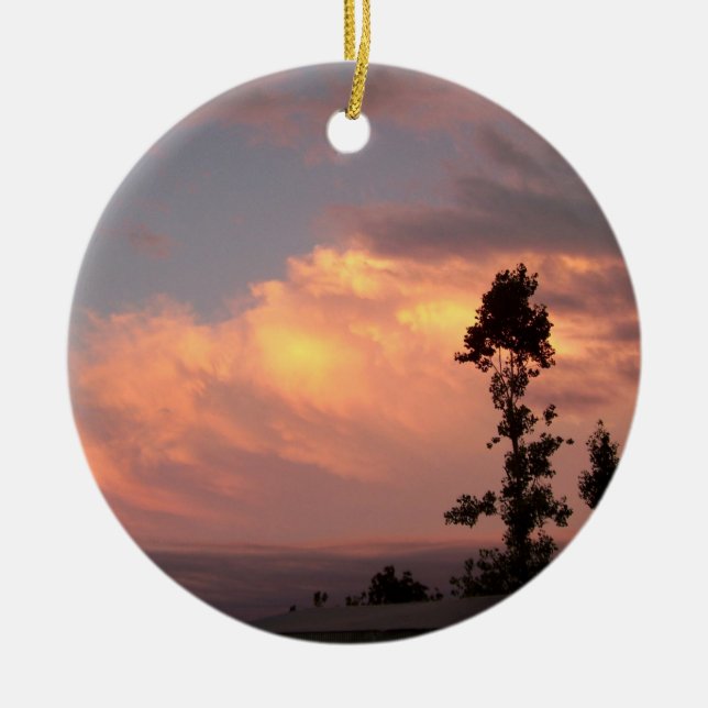 Sunset Memorial Ornament (Front)