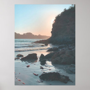 Sunset Mendocino Beach Poster